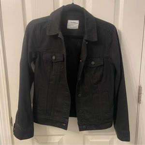 Black Denim Jean Jacket
